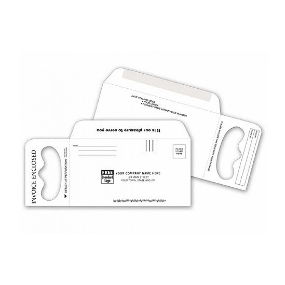 Logo Printed Doorknob Hanger Billing Envelope Logo Printed Doorknob Hanger Billing Envelope