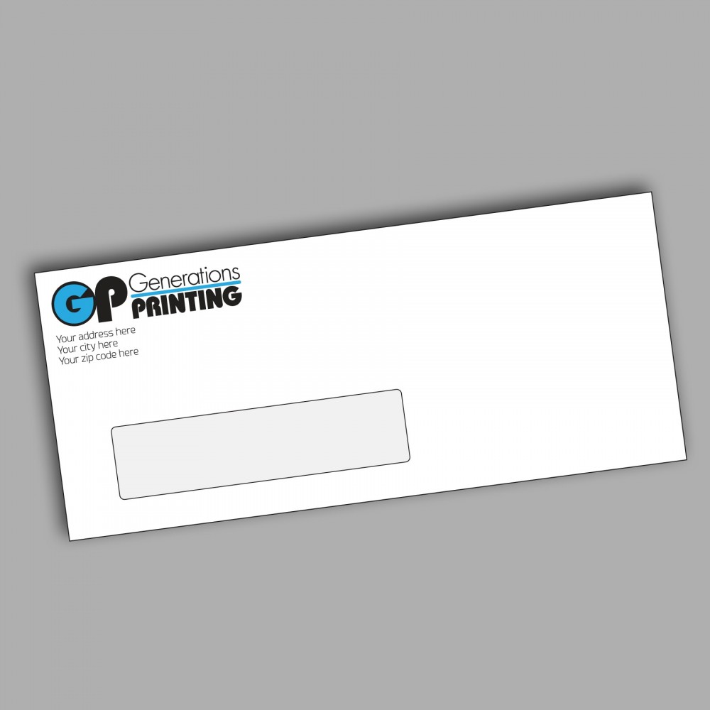 #10 Window Envelopes - Full Color with Logo
