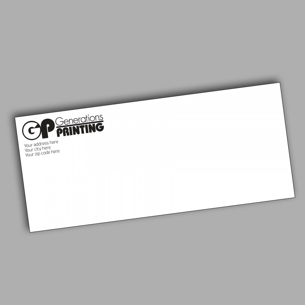 Logo Printed #9 Regular Envelopes - One Color Logo Printed #9 Regular Envelopes - One Color