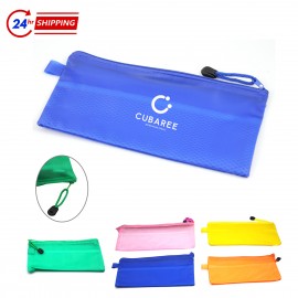 Logo Branded A6 Frosted PVC Waterproof File Bag