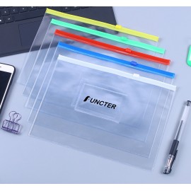 Plastic Clear Document Bags With Pocket Plactic Envelope with Logo