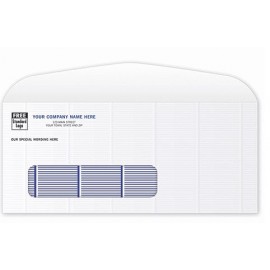 #9 Standard Confidential Security-Tint Single-Window Envelope Branded