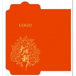 6" Chinese New Year Red Envelope with Logo