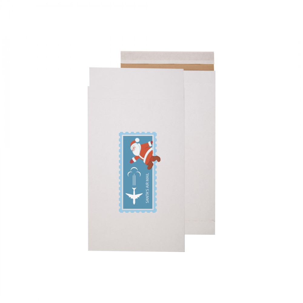 White Kraft Eco Mailer Envelope with Full Color Digital Print - (7.25 x 12) with Logo