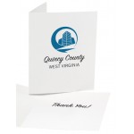 Card & Foldover Spot Color & Foil Stamped Announcements (5, 6 or 7 Baronial) Custom Imprinted
