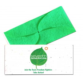 Large Ultimate Pouch - Seeded Paper Envelope w/Interlocking Flaps with Logo
