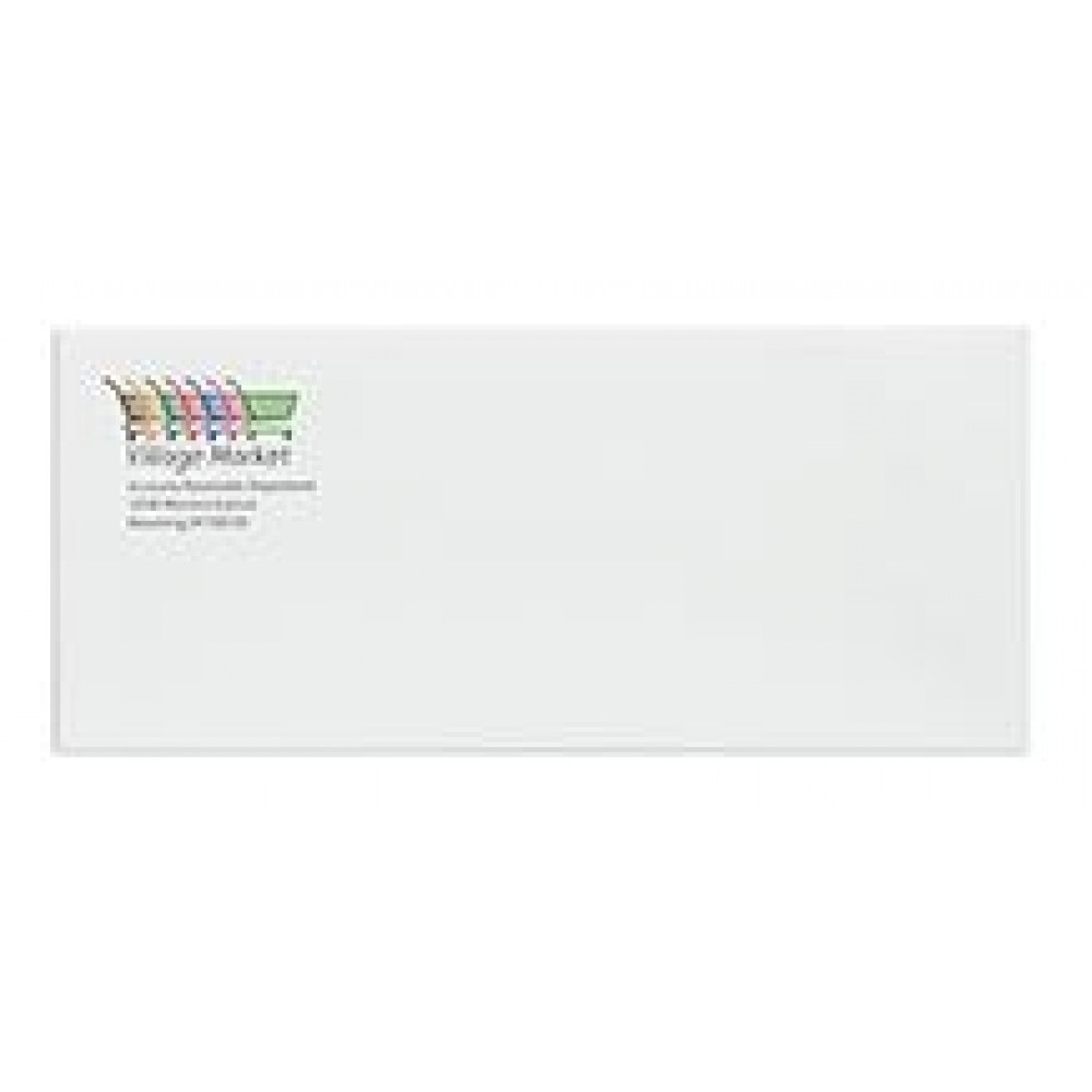 Branded Full Color #10 White Wove Envelopes Branded Full Color #10 White Wove Envelopes