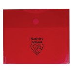 Custom Imprinted Side Open Envelope w/Touch Closure (11" x 9 5/8")