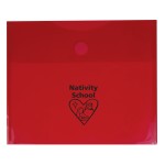 Logo Branded Side Open Envelope w/Touch Closure (11"x9 5/8")