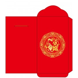 China Dog Lunar Year Red Envelope with Logo