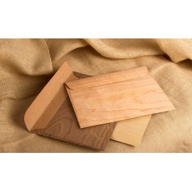 Logo Printed 2" x 3" - Wood Veneer Envelopes - Gift Card Size - Blank - USA-Made