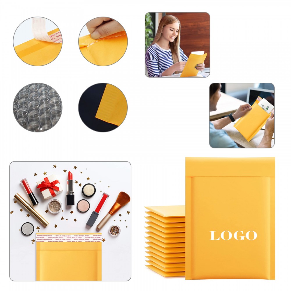 Kraft Bubble Mailer with Logo