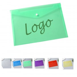 Custom Transparent Snap File Pocket  Custom Transparent Snap File Pocket