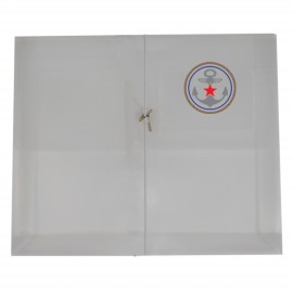 Logo Branded Side Open Envelope w/2" Gusset & Business Card Holder  Logo Branded Side Open Envelope w/2" Gusset & Business Card Holder
