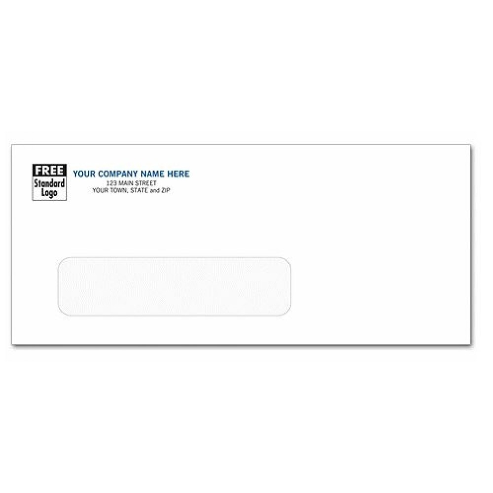 Branded #9 Standard Single Window Envelope 250 Branded #9 Standard Single Window Envelope 250
