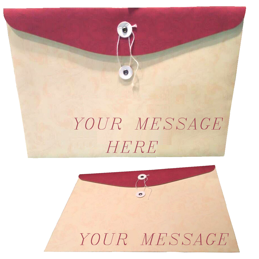Logo Printed Horizontal A4 Kraft Document Pouches Logo Printed Horizontal A4 Kraft Document Pouches