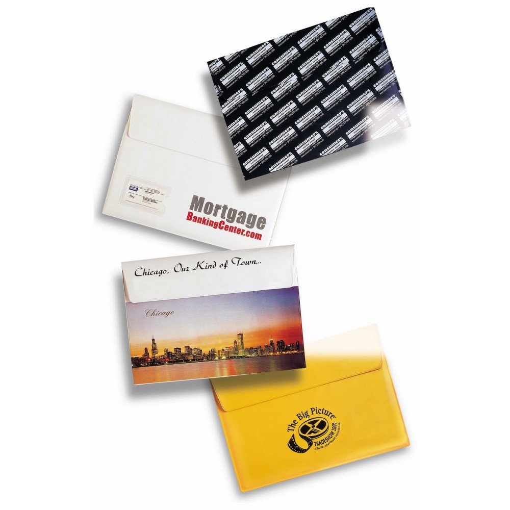 Custom Envelope Style Vinyl Briefcase
