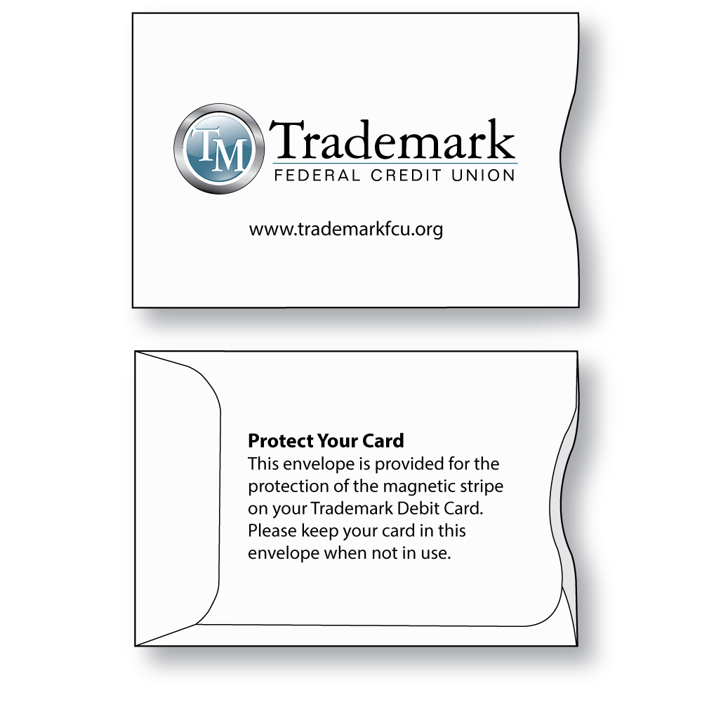 Custom Imprinted PaperTyger White Custom Laminate Credit Card Sleeve - Black Ink Custom Imprinted PaperTyger White Custom Laminate Credit Card Sleeve - Black Ink