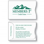 Logo Printed Paper 24 Sub Wove Card Sleeve - White