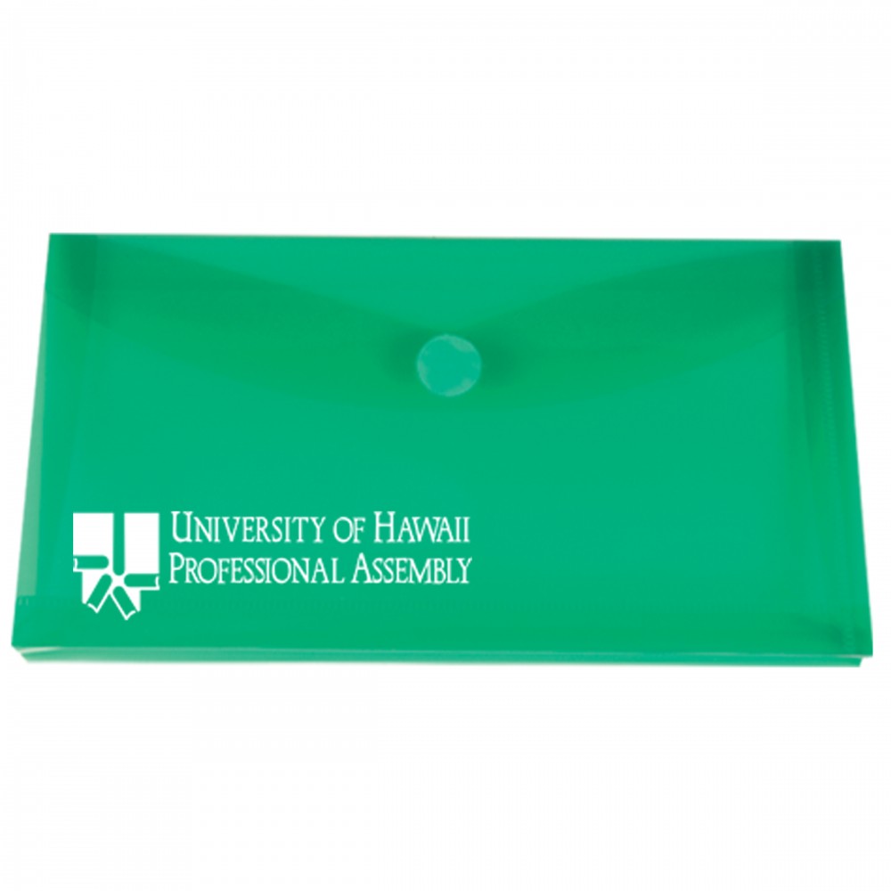 Personalized #10 Mini Touch Closure Envelope w/Gusset