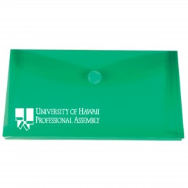 Personalized #10 Mini Touch Closure Envelope w/Gusset  Personalized #10 Mini Touch Closure Envelope w/Gusset