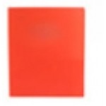 Logo Printed Orange 2 Pocket Port Folder