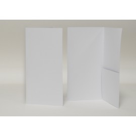 Logo Branded White Designer Folder