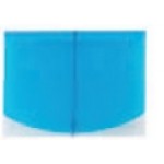 Blueberry Blue 2-Tone Letter Size Expanding File with 12 Tabbed Pockets Branded
