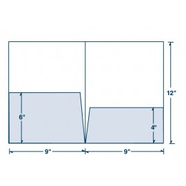 Promotional Large Foil Stamped Presentation Folder with 6" & 4" pocket (9"x12")  Promotional Large Foil Stamped Presentation Folder with 6" & 4" pocket (9"x12")