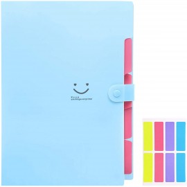 5 Pockets Expanding File Folder with Logo  5 Pockets Expanding File Folder with Logo