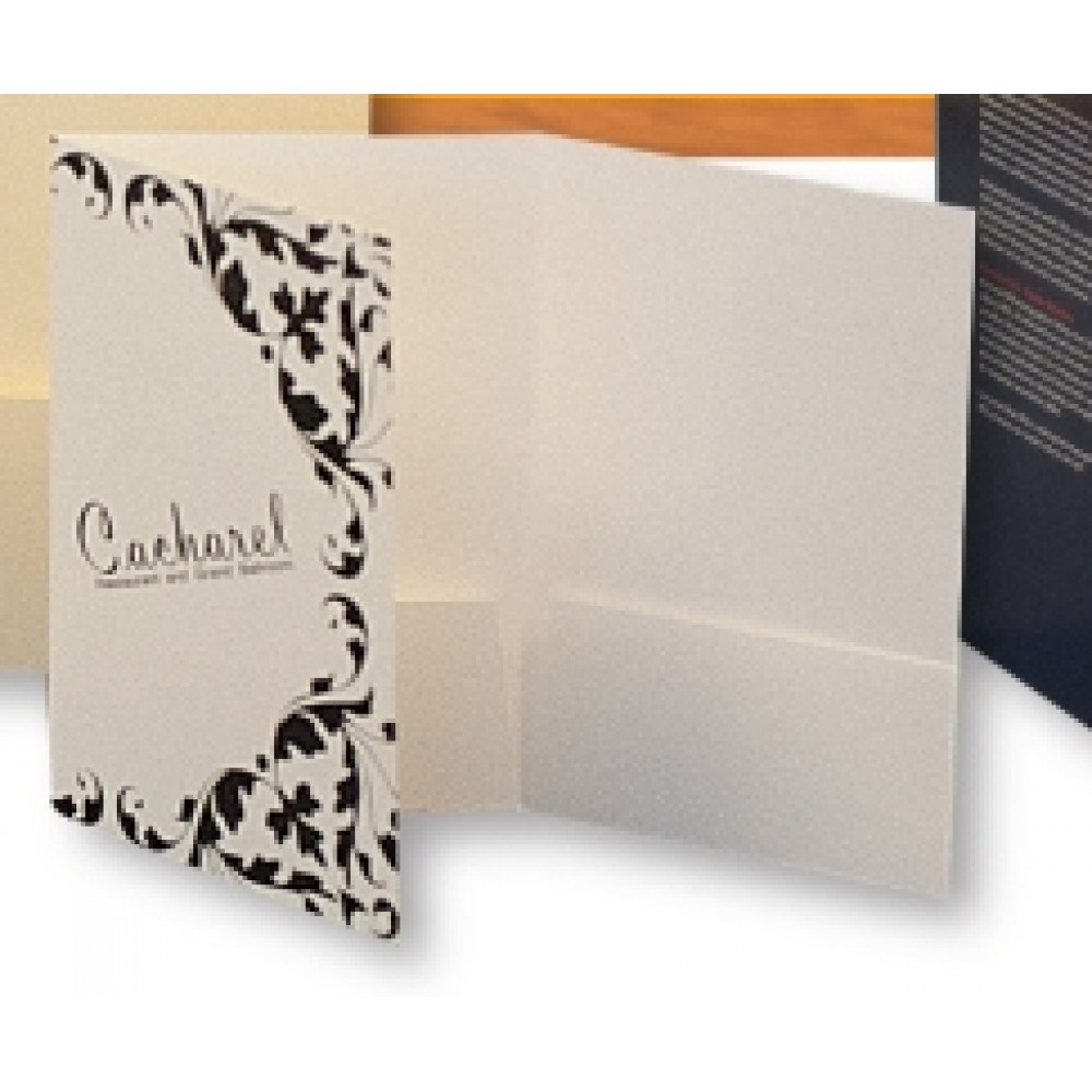 Logo Printed TP-120 Tri Panel Folder Logo Printed TP-120 Tri Panel Folder