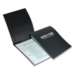 Foil Stamped Letter-Size Capacity 2-Piece Cover w/Top Slits for Fasteners (9" x 11-1/4") with Logo