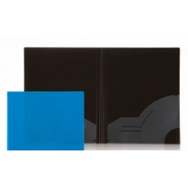Custom Assorted Translucent 2 Pocket Folder (9 " x 11 ")