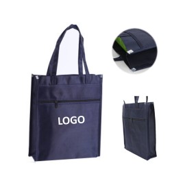 Portable Business Men's Briefcase Zipper File Bag with Logo
