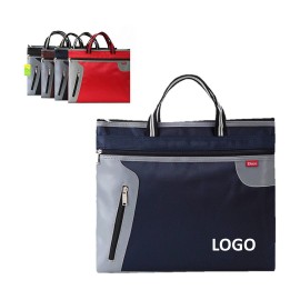 Personalized Portable File Folder Zipper Document Bag