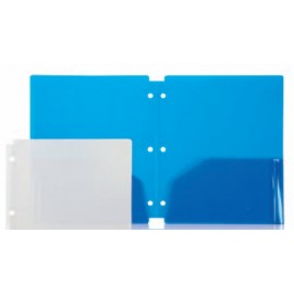 Assorted 2 Pocket Portfolio (9 " x 11 ") with Logo