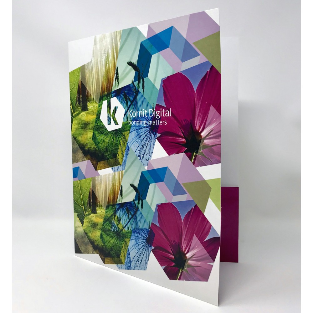 Promotional Presentation Folder **Price Includes Full Color W/ High Gloss Finish & Business Card Slots
