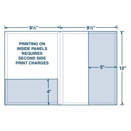 Conformer Large Presentation Expansion Folder Vertical & Regular Pocket (9 1/2"x12") with Logo