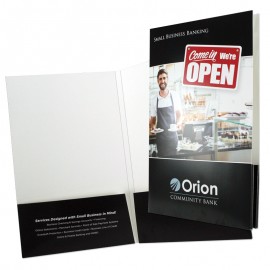 Legal Presentation Folder w/ Two 1/4" Capacity Box Pockets (9"x14 1/2") 4/0 with Logo  Legal Presentation Folder w/ Two 1/4" Capacity Box Pockets (9"x14 1/2") 4/0 with Logo
