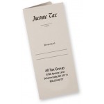 Logo Branded Income Tax Document Folder (4-1/2" x 10-1/4")