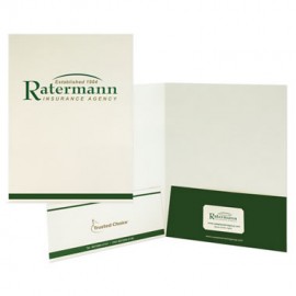 9"x12" Quick Ship Economy Pocket Folder Printed with 2PMS Ink Colors with Logo  9"x12" Quick Ship Economy Pocket Folder Printed with 2PMS Ink Colors with Logo