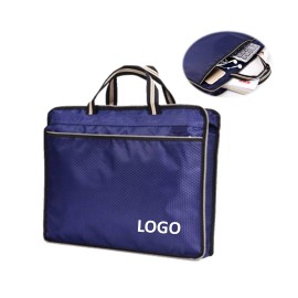 Personalized Portable Zipper Business File Document Bag