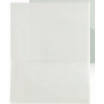 Clear 2 Pocket Folder with Business Card Cut Out Custom Imprinted