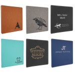 Personalized 10.5" x 11.5" Leatherette 3 Ring Binder
