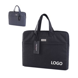 Portable Business Zipper Computer File Bag with Logo