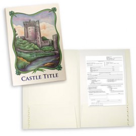 Custom Legal Size Reinforced Edge Folder with Two Expandable Pockets (9-7/8" x 14-1/2")  Custom Legal Size Reinforced Edge Folder with Two Expandable Pockets (9-7/8" x 14-1/2")