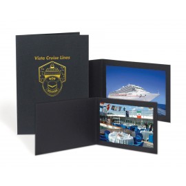 Promotional Black Photo Folder - 4"x6"  Promotional Black Photo Folder - 4"x6"