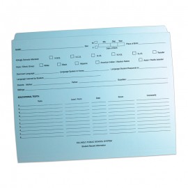 Personalized Letter Size File Folder with Full File Tab PMS printed  Personalized Letter Size File Folder with Full File Tab PMS printed