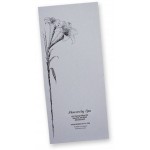 Document Folder with Lily Design Funeral Arrangements (4-1/2" x 10-1/4") Custom Imprinted