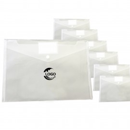 MOQ 20pcs A4 Pluggable Card Transparent PVC File Bag with Logo  MOQ 20pcs A4 Pluggable Card Transparent PVC File Bag with Logo